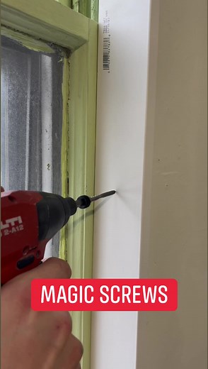 880K views · 10K reactions | Cortex screws for pvc trim. Our shower is near the window, so pvc for the win. #construction #diy #howto #construction #realestate | WINNI | Facebook