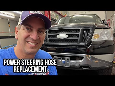 How To Replace 2004-2008 Ford F150 Pressure Power Steering Hose