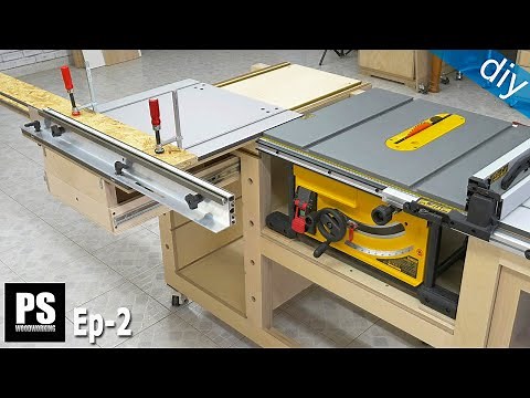 DIY Table Saw Sliding Carriage / Mobile Workbench EP 2