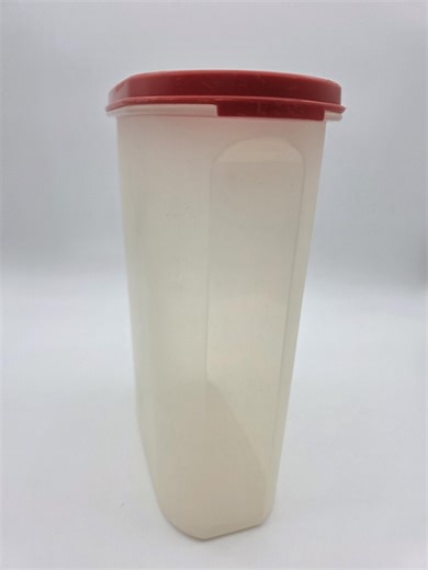 Vintage Tupperware Modular Mates Oval 4 Storage Container #1614-5 With Red Lid #1616 - Etsy