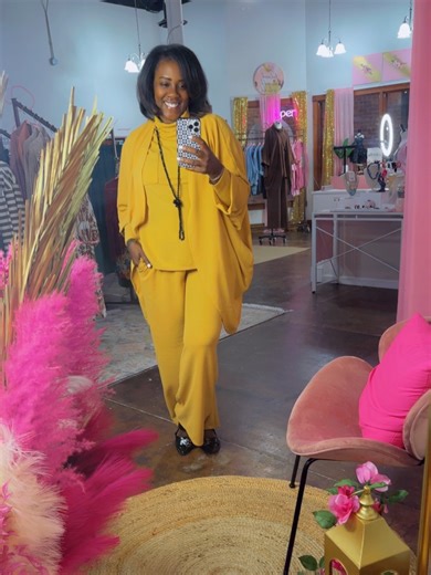 Pink Icing Boutique | The Claire 3piece set is the ultimate classy lady outfit!! When it gets warm simply switch out the top for a more lightweight blouse!😍 | Instagram