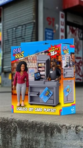 11K views · 261 reactions | Real Rigs Series presents the useless EBT card playset. The government shutdown got them EBT cards lackin! Pretend swipe and show $0 balance at the cashier with the new playset. | Coy Cooter | Facebook