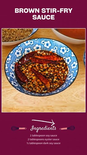 Brown Stir-Fry Sauce  INGREDIENTS  1 tablespoon soy sauce 2 tablespoons oyster sauce ½ tablespoon dark soy sauce | Simplebitesrecipes | Facebook