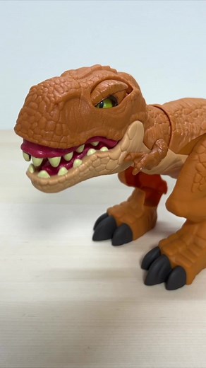 怒った表情になるT-REX! ジュラシックワールド 恐竜フィギュア🦖T-REX with an angry expression! Jurassic World dinosaur figure#恐竜 #おもちゃ #toy #dinosaur #ティラノサウルス #trex