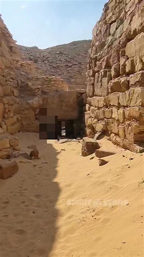 We entered the Unfinished PYRAMID of Neferefre at Abusir #Egypt In this short, we step inside one of the most mysterious structures in Egypt’s Abusir necropolis — the so-called Unfinished Pyramid of Neferefre. Though officially labeled an abandoned royal project from the Fifth Dynasty, what we found tells a stranger story: massive limestone blocks, possible pit structures, and areas sealed off by modern concrete. The construction is rough, but the design echoes other controversial sites like Zaw