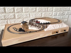 【HOe/HOn30】高低差のある森林鉄道風レイアウトベース