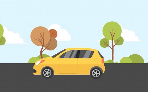 Animate/Flash如何制作汽车前进的动画