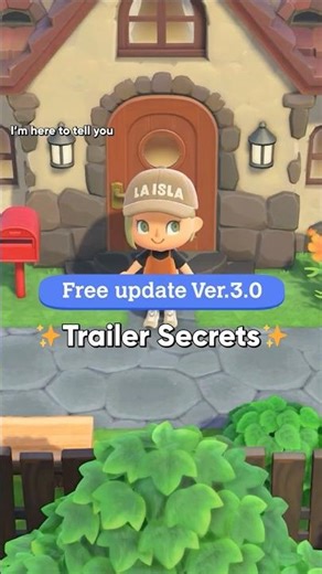 Secrets Nintendo didn't tell us in the 3.0 trailer #animalcrossing #animalcrossingnewhorizons