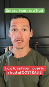 How to sell your house to a trust at COST BASIS. If you’re interested in learning more about the trust, you can schedule a strategy call with me or my team on my profile. | Stone Dorough