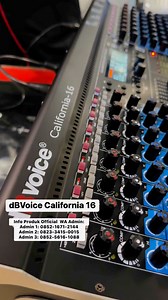 31K views · 698 reactions | Mixer dBvoice California 16 #soundsystem | Fortino Pro Audio & Lighting Manado | Facebook