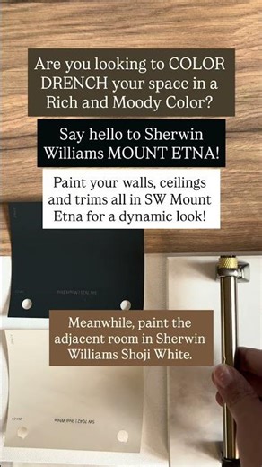 Color Drench Your Room in Sherwin Williams Mount Etna