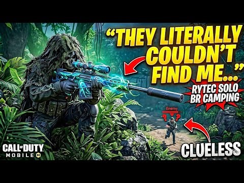 They Literally Couldn't Find Me..💀| COD mobile Sniper solo gameplay