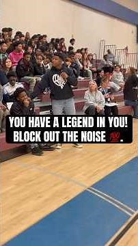 YOU HAVE A LEGEND IN YOU! BLOCK OUT THE NOISE 💯 #realmjhill #inspiration