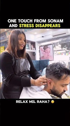 “Relax Mil Raha?” asks Sonam doing a Relaxing ASMR massage