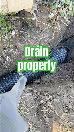 Proper retaining wall drainage and weeping tile