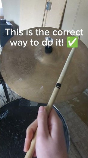 How to Hit a Ride Bell On a Ride Cymbal. #drums #cymbals #sabian
