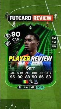🇸🇳 90 SARR Review in FC26 - WILLIAMS 2.0 🔥 #fc26 #roadtothefinal #rttf #sarr #review #fifa #fut