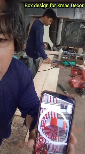 Making round box for Christmas Decor #carpentry #diy #fabrication #christmasdecor #roundbox | Ang Carpentry Vlog