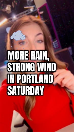 Get ready for another round of heavy rain strong wind #Portland! Secure loose items and plan for some scattered power outages. 🔌⛈️ | Meteorologist Payton Major