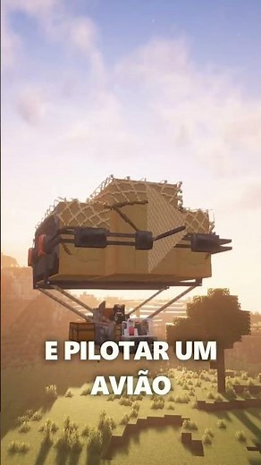 FLY A PLANE IN MINECRAFT Immersive Aircraft Mod