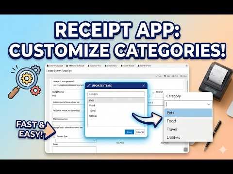 How to Customize Categories in Simple Receipts