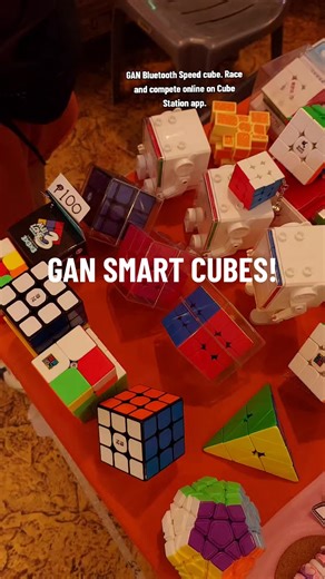Gan Smart cubes! Easiest way to learn speed cubing is by using a Smart Cube and utilizing the training tools on the Cube Station app . #gancube #smartcube #gan12ui #monstergoai #speedcube #rubikscube