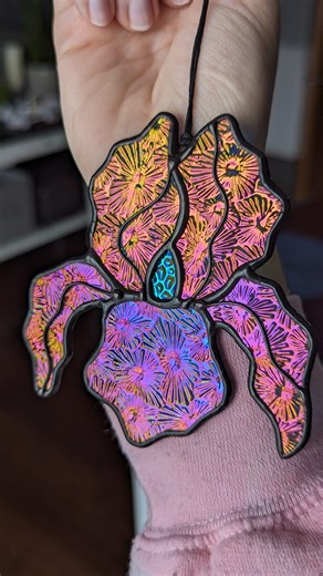 Here's a look at each step of the process to create stained glass art. #stainedglass #art #process #artprocess #howitsmade #handcrafted | Samantha Ashley Glass