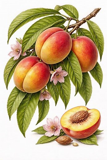 Peaches vs Nectarines - What's Actually Different #foodforest #shorts