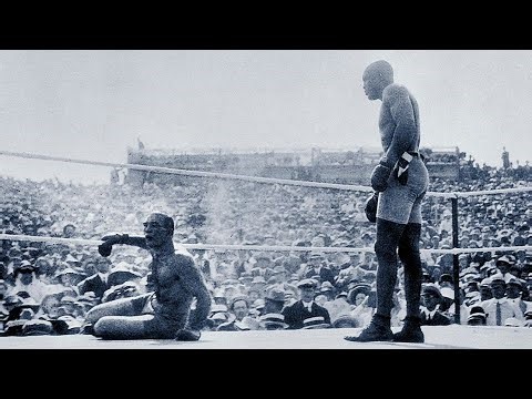 JACK JOHNSON vs. JAMES J. JEFFRIES: Boxing's most high-profile racist bout.