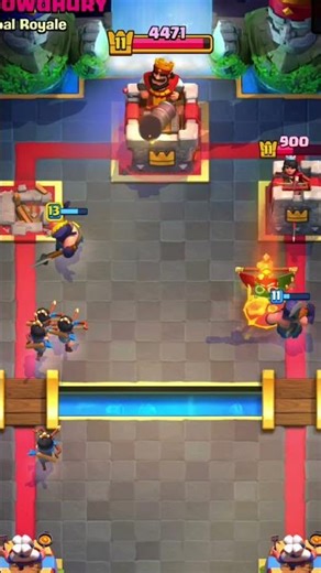 The Princess + Hero Wizard "No-Touch" Defense is BROKEN! 🏹⚡ #Shorts #ClashRoyale #USA #Gaming