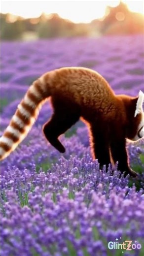 Adorable Red Panda Cub jumping in slow motion 💕 | Must Watch