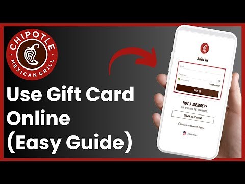 How To Use Chipotle Gift Card Online !