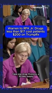 Warren to RFK Jr: Drugs less than $17 cost patients $200 on TrumpRx