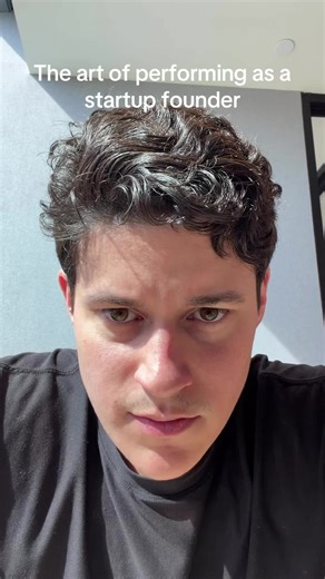 The art of performing as a startup founder #startup #vc #fyp | startup