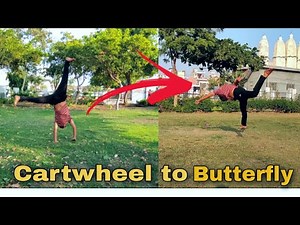 Convert a cartwheel into butterfly kick / how to do a butterfly kick / butterfly kick tutorial /