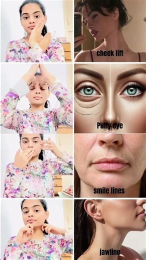 Face exercises to lift face #faceyoga