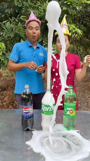 Sprite, 7up, Pepsi vs Mentos