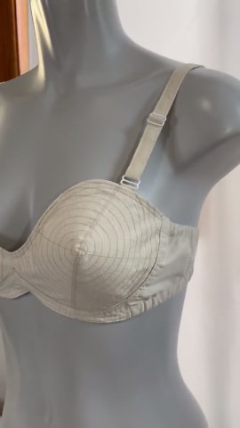 1950s Padded Cotton Cone Bullet Bra, Handmade Vintage Lingerie - Etsy