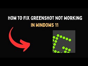 How to Fix Greenshot Not Working in Windows 11