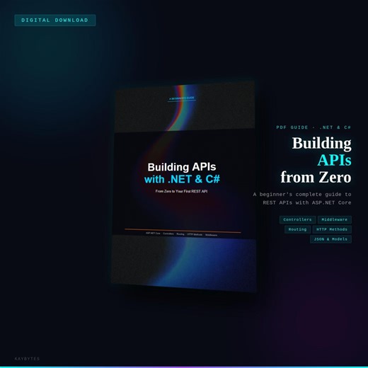 Building Apis With .NET & C# — Beginner's Guide to REST Apis | Asp.net Core Pdf | Learn to Code | Software Engineering - Etsy