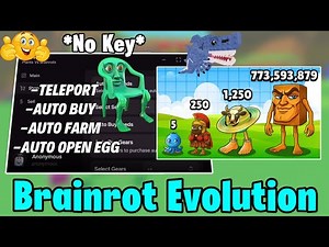 Brainrot Evolution Script | Void Hub Script Showcase (Auto Farm, Fly) | Roblox Script