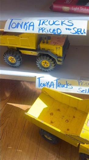 Vintage Tonka Trucks At The Thrift Store! Let’s Flip Them Online!