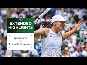 Iga back to her best? | Iga Swiatek vs Liudmila Samsonova | Extended Highlights | Wimbledon 2025