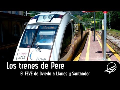 The FEVE train Oviedo - Llanes - Santander