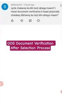GDS DOCUMENT VERIFICATION || GDS SELECTION PROCESS || GRAMIN DAK SEVAK WORK ‪@Sejal.Dishawer‬