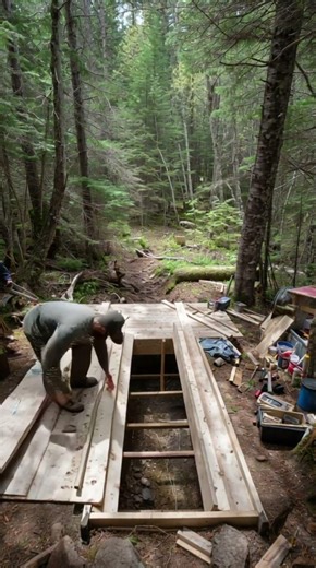 Building My Dream A-Frame Cabin Deep in the Woods 🌲