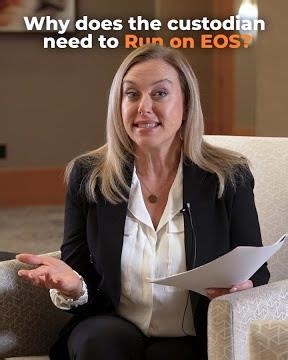 This is What Happens When Even the Custodian Runs on EOS