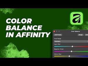 I Spent 30 Days Mastering Affinity's COLOR BALANCE Here's What I Found
