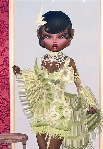 Styling the new vip set ! inspired by Princess Tiana! 🪷🐸 #dti #dresstoimpress #dtiupdate #tiana #princessandthefrog