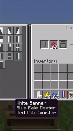 Minecraft Flag Banner Tutorial: Napoleonic Empire #minecraft #shorts